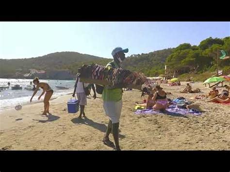 topless beach videos|Ibiza Spain SES SALINES Beach Walk